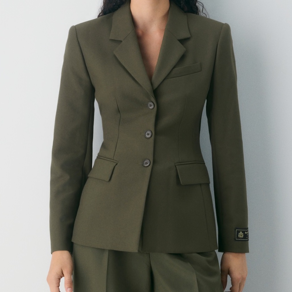 Aritzia Babaton Pant Suit - Dark Olive